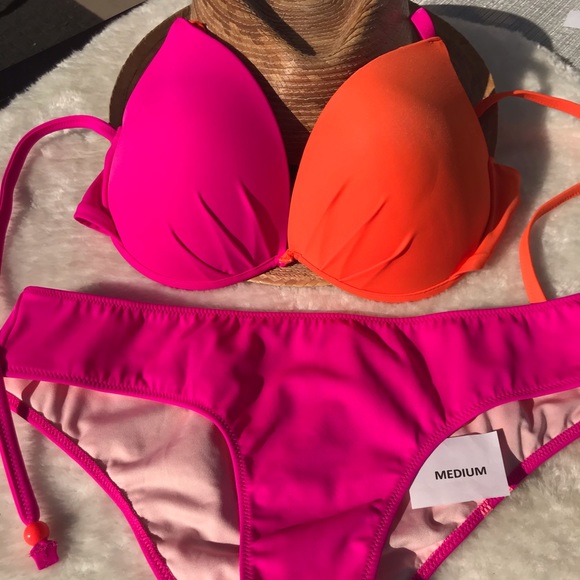 PINK Victoria's Secret Other - PINK VS bikini tangerine orange and pink